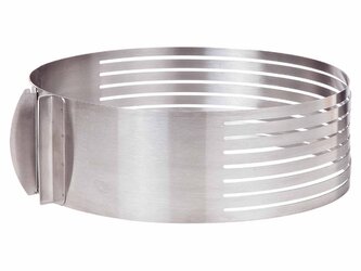 Forma na dort nerez prokrajovací posuvná 24-30cm  MAGIC