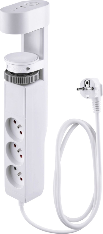 Kabel prodlužovací s upnutím 1,4m 3x zásuvka,2xUSB-A,1xUSB-C