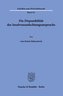 Die Disponibilität des Insolvenzanfechtungsanspruchs.
