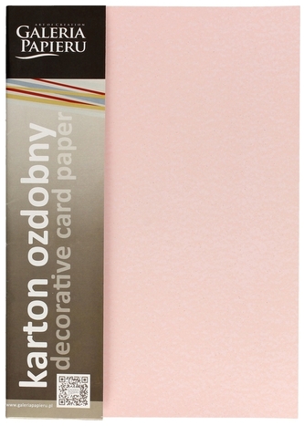 Karton ozdobny Mika różowy 20ark. A4 200 g/m2, Galeria Papieru