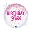 Foliový balonek Happy Birthday Bitch, 45 cm