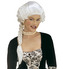 Widmann Historická paruka s copem bílá