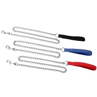 Vycházkové vodítko Steel pro psa S-2mm/120cm Černá