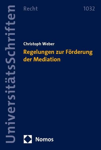 Regelungen zur Förderung der Mediation