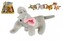Zvířátko safari/ZOO plyš 10-15cm 4 druhy 12ks v boxu 3m+