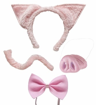 Widmann Sada prasátko (uši nos motýlek ocásek)