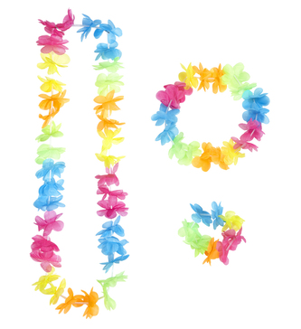 Widmann Havajská sada - věnec čelenka a náramky