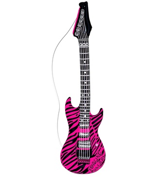 Widmann Nafukovací elektrická kytara růžová