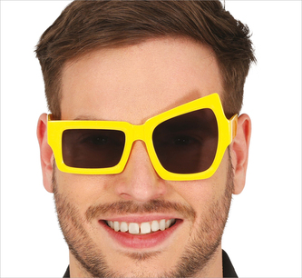 Fiestas Guirca Žluté asymetrické brýle