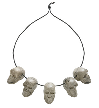 Widmann Náhrdelník s lebkami halloweenský