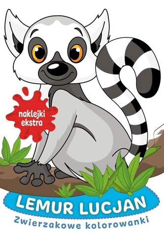 Zwierzakowe kolorowanki. Lemur Lucjan