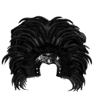 Widmann Čelenka z peří Rio černá