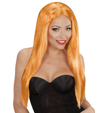 Widmann Paruka oranžová dámská dlouhá