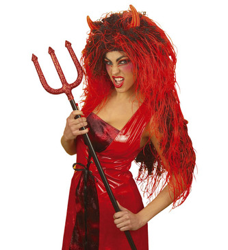 Widmann Paruka čert dámská dlouhá