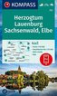 KOMPASS Wanderkarte Herzogtum Lauenburg, Sachsenwald, Elbe 1:50 000