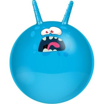 Piłka do skakania z rogami niebieska 45cm