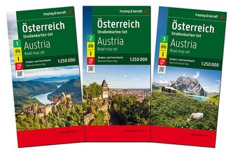 Österreich, Straßenkarten-Set 1:250.000, freytag & berndt