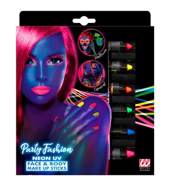 Widmann Neonové tělové barvy 6ks