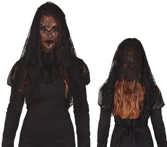 Fiestas Guirca Černý smuteční závoj