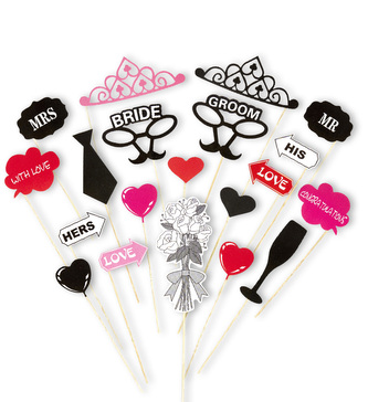 Widmann Sada pro fotokoutek Ženich a nevěsta 20 ks