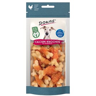 Dokas Kalciové kostičky s kuřecím masem Animal Welfare 75 g