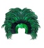 Widmann Brazilská čelenka z peří Rio zelená