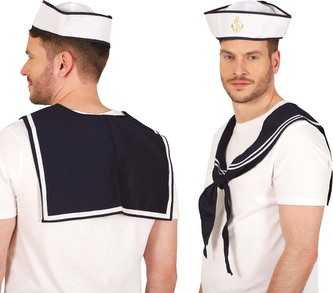 Fiestas Guirca Námořnická souprava - límec a čepička