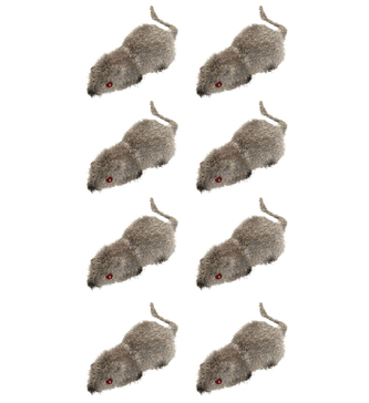 Widmann Myšky dekorace 8 ks