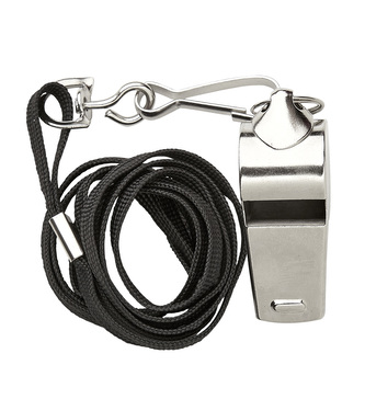 Widmann Kovová stříbrná píšťalka se šňůrkou