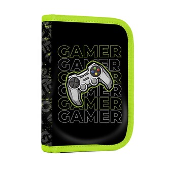 Oxybag Penál jednopatrový 2 chlopně, prázdný - Gamer