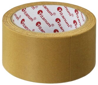 Taśma pakowa 48x50m papier kraft 445246, Titanum