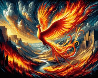 Malowanie po numerach + złota farba - Powrót...