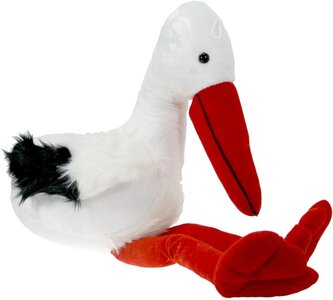 Maskotka Bocian z nogami 80cm
