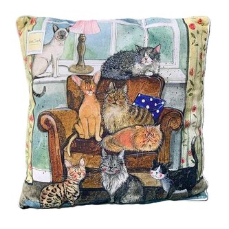 Poduszka CU35 Dom pełen kotów