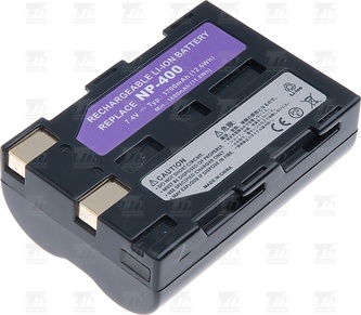 T6 power baterie NP-400, D-Li50, SLB-1674