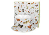 Filiżanka ze spodkiem BUTTERFLIES