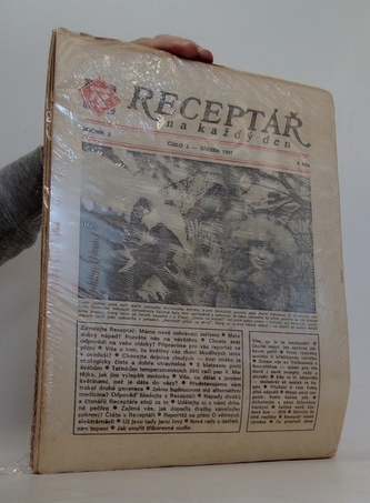 Receptář na každý den - časopis - č. 3, 5, 6, 8-12/1991