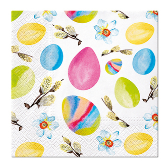 Ubrousky PAW L 33x33cm Daffodills Easter