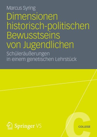 Dimensionen historisch-politischen Bewusstseins von Jugendlichen
