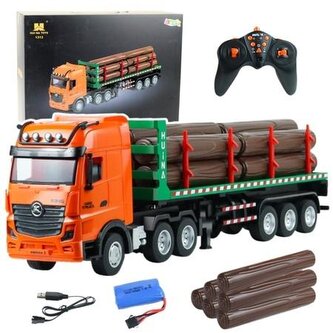 Ciężarówka transporter drewna RC 1:18