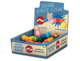 Drewniany elastyczny robak MIX