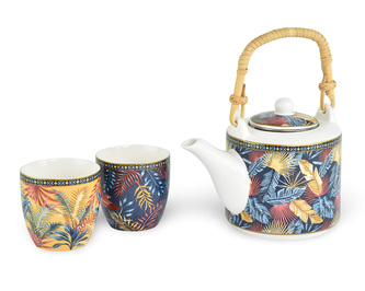 Porcelánová čajová souprava Equatorial 3 ks