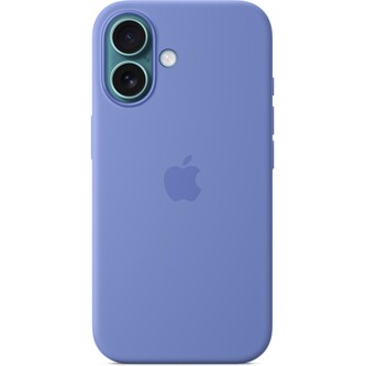 Apple silikonový kryt s MagSafe na iPhone 16 barvínkově fialový