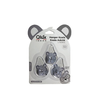 Háčky samolepící 3ks koala