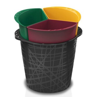 BAMA Koš na tříděný odpad TRICICLO