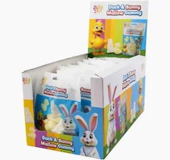 Duck And Bunny Mallow Gummy - maršmelou zajíci a kačenky 50g