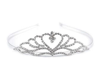 Štrasová čelenka / korunka do vlasů - 1 ks - 1 crystal čelenka