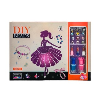 Koraliki do tworzenia bransoletek (180 elementów) 603525 HH POLAND