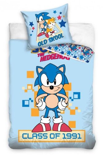Dětské bavlněné povlečení SONIC CLASS OF 1991 140x200