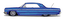 MAISTO 32547-75 Chevrolet Impala SS 1964 niebieski 1:26 Maisto Design